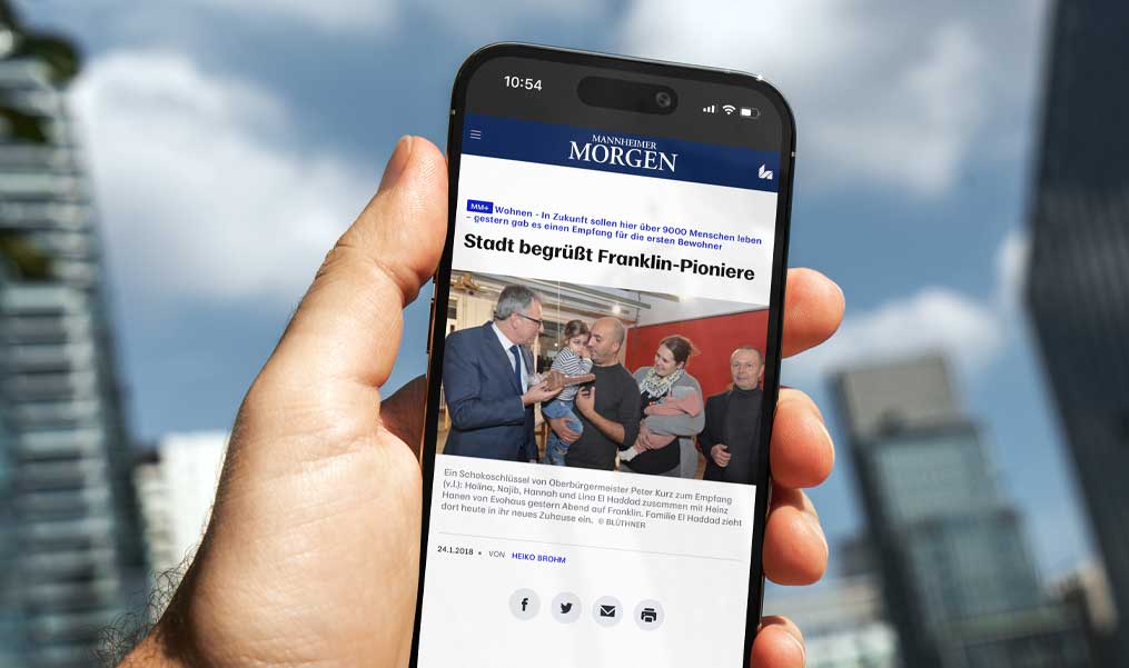 evohaus medien mannheimer morgen stadt begruesst franklin pioniere - evohaus